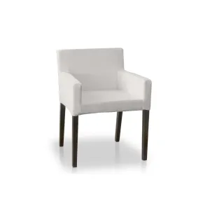 Dekoria Potah na židli Nils, smetanově bílá, židle Nils, Etna, 705-01