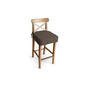 Dekoria Sedák na židli IKEA Ingolf - barová, hnědá, barová židle Ingolf, Etna, 705-08