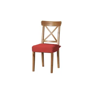 Dekoria Sedák na židli IKEA Ingolf, červená, židle Inglof, Loneta, 133-43