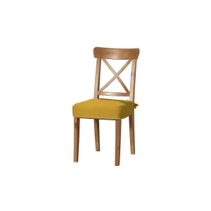 Dekoria Sedák na židli IKEA Ingolf, hořčicový šenil, židle Inglof, Etna, 705-04