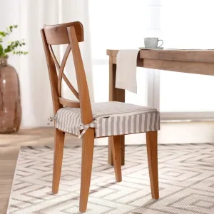 Dekoria Sedák na židli IKEA Ingolf, olivová zelená, židle Inglof, Etna, 161-26