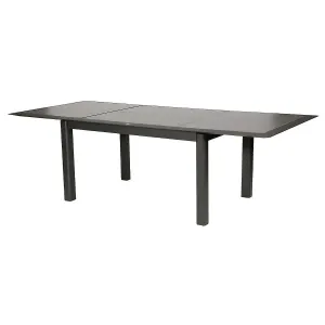 DEOKORK Hliníkový stůl VERMONT 160/254 cm (antracit/šedá)