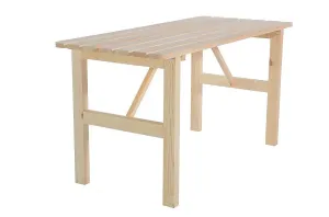DEOKORK Masivní dřevěný zahradní stůl z borovice dřevo 22 mm #5387731