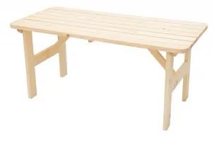 DEOKORK Masivní dřevěný zahradní stůl z borovice dřevo 32 mm (150 cm) #5379273