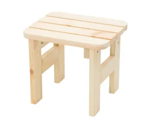 DEOKORK Masivní dřevěná zahradní stolička z borovice dřevo 22 mm #5379282