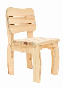 DEOKORK Masivní zahradní židle z borovice VIKING (40 mm) #5379288
