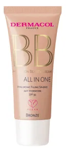 Dermacol BB hyaluronový krém All in One SPF 30 (Hyaluronic Cream) 30 ml Bronze