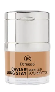 Dermacol Dlouhotrvající make-up s výtažky z kaviáru a zdokonalovací korektor (Caviar Long Stay Make-Up & Corrector) 30 ml 4 Tan #1863264