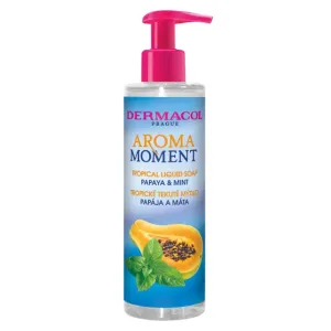 Dermacol - Aroma Moment - tekuté mýdlo Papája a máta - Aroma Moment hand soap Papaya and mint - 250 ml