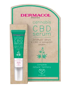 Dermacol Zklidňující pleťové sérum s CBD a konopným olejem Cannabis (CBD Serum) 12 ml