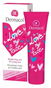 Dermacol Regenerační a rozjasňující krém pro mladou pleť s vůní malin a lesního ovoce Love My Face (Brightening Cream) 50 ml