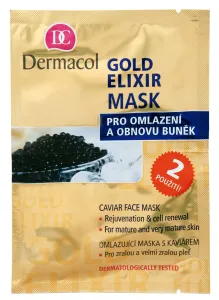 Dermacol Omlazující maska s kaviárem (Gold Elixir Caviar Face Mask) 2 x 8 g