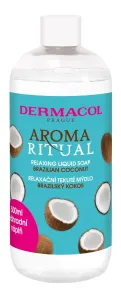 Dermacol Relaxační tekuté mýdlo Aroma Ritual Brazilský kokos (Relaxing Liquid Soap) - náhradní náplň 500 ml