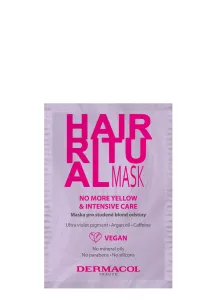 Dermacol Regenerační maska pro studené blond odstíny Hair Ritual (No More Yellow & Intensive Care) 15 ml