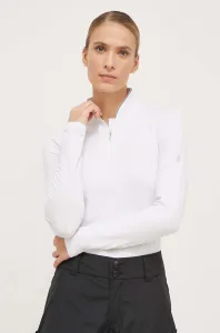Funkční triko s dlouhým rukávem Descente Carla bílá barva