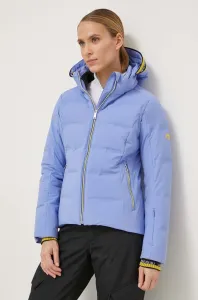 Péřová lyžařská bunda Descente Joanna fialová barva