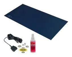 Desco 66425 Mat Kit, Rubber, Dark Blue, 24