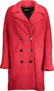 DESIGUAL dámský kabát Barva: červená, Velikost: L