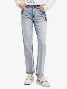 Desigual Mickey Rock Jeans Modrá #5004234