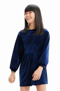 Dívčí šaty Desigual tmavomodrá barva, mini #6049818
