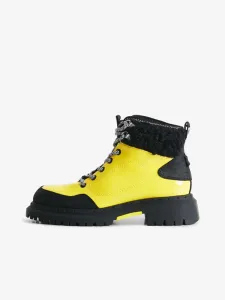 Desigual Trekking White Kotníková obuv Žlutá #2857585