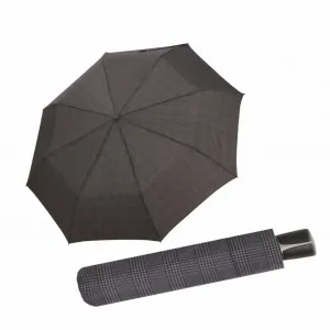 Antracitový skládací deštník Doppler Mini Fiber