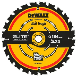 Dewalt Dt10302-Qz Circular Saw Blade, Cordless, 184X16X24T