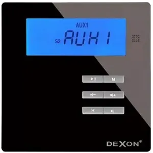 Dexon - zesilovač do sauny 2× 17 W, Black