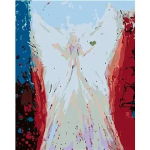 Diamondi - ANDĚLÉ OD LENKY -BALANCE ANGEL, 40x50 cm, vypnuté plátno na rám