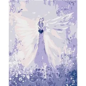 Diamondi - ANDĚLÉ OD LENKY - EMBRACE ANGEL, 40x50 cm, vypnuté plátno na rám