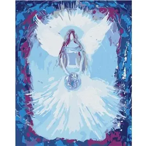 Diamondi - ANDĚLÉ OD LENKY - UNIVERSE ANGEL, 40x50 cm, vypnuté plátno na rám