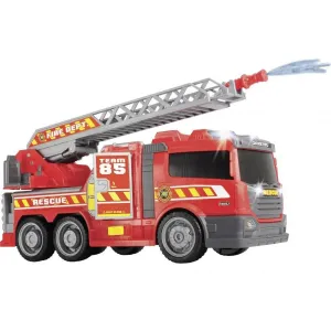 DICKIE - Action Series hasičské auto 36 cm, světlo a zvuk, ruční pumpa - stříkačka