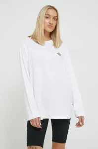 Bavlněné tričko s dlouhým rukávem Dickies bílá barva #5743534