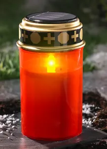 Die moderne Hausfrau Solární hřbitovní svíčka