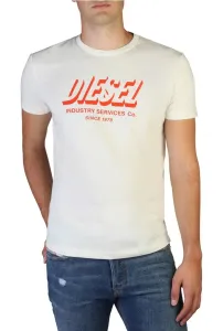 Diesel pánské tričko Barva: Bílá, Velikost: 2XL #1145253
