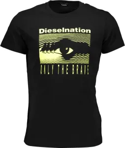 Diesel pánské tričko Barva: černá, Velikost: L #1132544