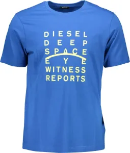 Diesel pánské tričko Barva: Modrá, Velikost: 2XL #1132538
