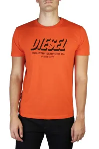 Diesel pánské tričko Barva: oranžová, Velikost: M