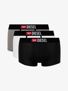 Diesel Boxerky 3 ks Černá Bílá Šedá #3901769
