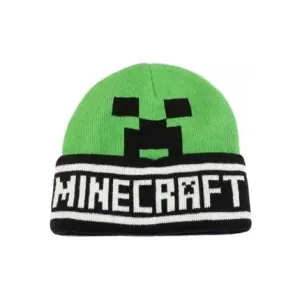 Čepice zimní Minecraft - Creeper Face