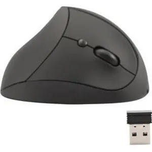 Optická ergonomická myš Digitus DA-20155 DA-20155, ergonomická, lze znovu nabíjet, černá