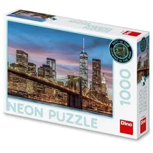 Puzzle New York neon 1000 dílků