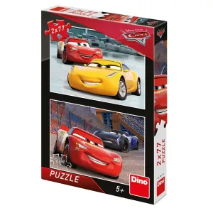 DINO - Walt Disney Cars 3: Závodníci 2x77 dílků