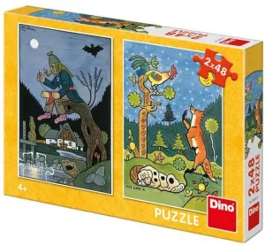 Puzzle Josef Lada - Pohádky - 2x48 dílků