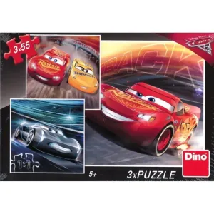 DINO - Walt Disney Cars3: Trénink 3x55 dílků