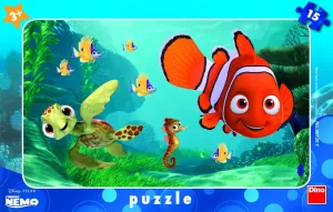 Puzzle deskové 15 Nemo a želva