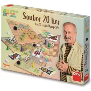 Receptář prima nápadů - Soubor 20 her ke 20 letům Receptáře společenská hra v krabici 34x23x3,5cm