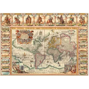 Dino Historická Mapa Světa puzzle 2000 dílků