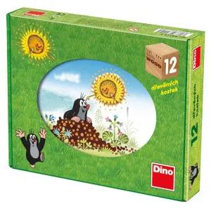 Dino Kostky kubus Krtečkův rok 12ks v krabičce 22x17x4cm