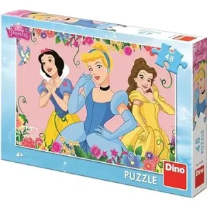 Dino Rozkvetlé princezny 48 puzzle nové